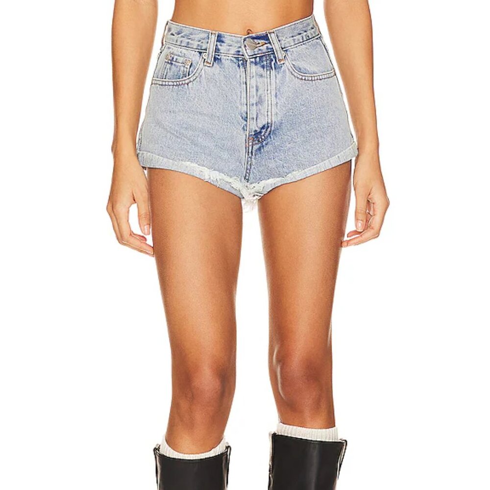Superdown Kathleen Denim Short, light blue wash, 25